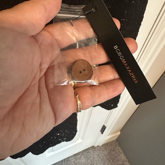 BCBGMaxAzaria Black Knit Cardigan sz L - Picture 3 of 9